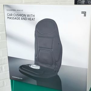 Sharper Image car cushion with massage and heat NIB